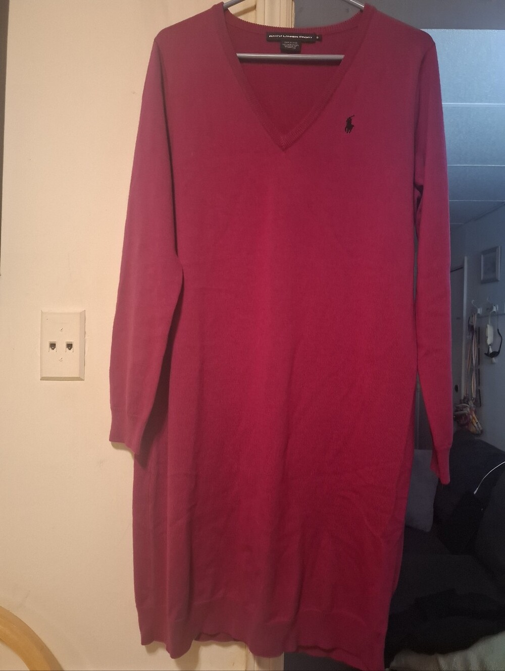 Ralph Lauren Sport Wool Sweater Dress XL